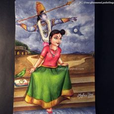 “Margazhi Thingal” | Thiruppavai Pasuram 1 Painting