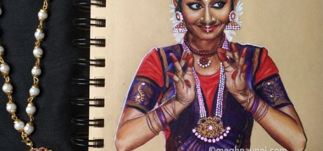 Junior Dancer Series – 1 | SDN Dancer Jayashri AG Portrait Painting