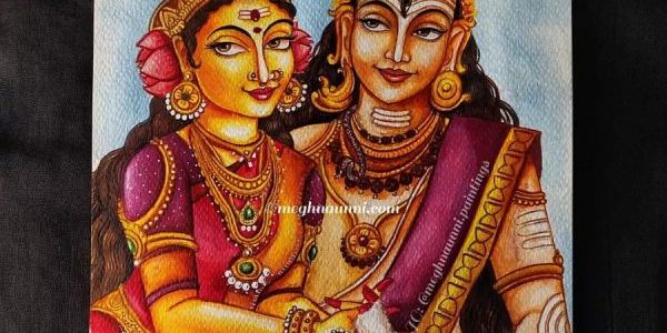 SHIVA-SHAKTI THIRUKALYANAM Painting