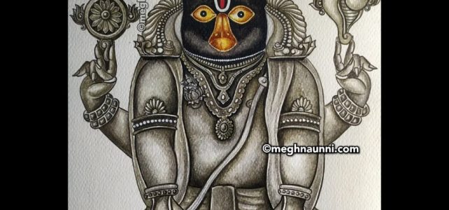 Ahobila Narasimha Swamy Painting | Ahobilam Nava Narasimha Series – 2