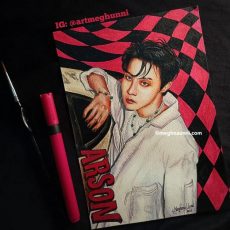 J-Hope ‘Arson’ Concept Photo Fanart Painting | Hobi’s ‘Jack in the Box’