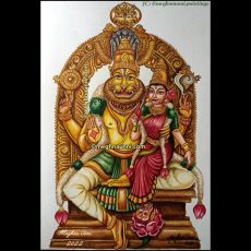 Malola Narasimha Swamy Painting | Ahobilam Nava Narasimha Series – 3