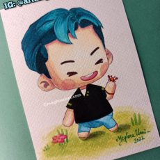 Namjoon from In the SEOM Fan Art Painting