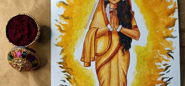 Navaratri 2022 | ‘Nava Shaktis’ Painting Series | Day 2 : Sita Devi