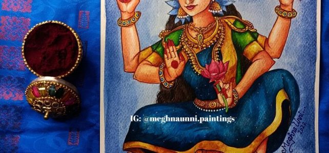 Navaratri 2022 | ‘Nava Shaktis’ Painting Series | Day 4 : Yogamaya / Nidra Devi