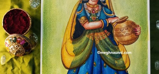Navaratri 2022 | ‘Nava Shaktis’ Painting Series | Day 6 : Radha Rani Devi