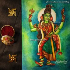 Navaratri 2022 | ‘Nava Shaktis’ Painting Series | Day 8 : Parvati Devi