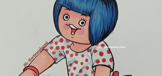 Amul: Utterly Butterly Delicious Logo Painting in Poster Colors