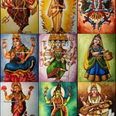 NAVA SHAKTIS Painting Series | Navaratri 2022 Paintings