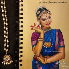 Junior Dancer Series – 4 | Saibrindha Ramachandran Painting