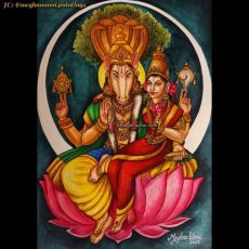 LAKSHMI HAYAGRĪVA Painting | Commissioned Work