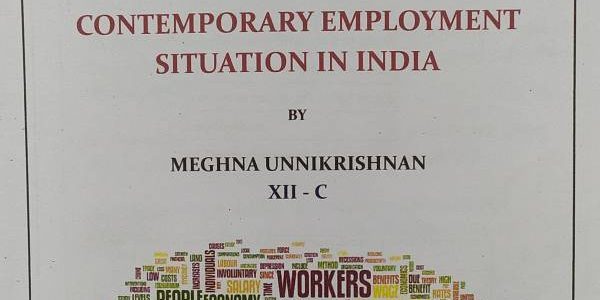 CBSE Class 12 Economics Project | Contemporary Employment Situation in India