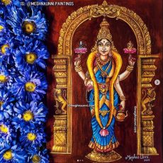 Kashi Vishalakshi Devi Painting | Navaratri 2023 – Nava Kshetra Nivasinis Painting Series-4