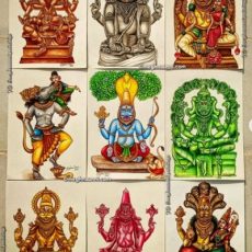 Nava Narasimha of Ahobilam Painting Series Completed