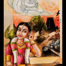 Pullum Silambina Kaann | Thiruppavai Pasuram 6 Painting