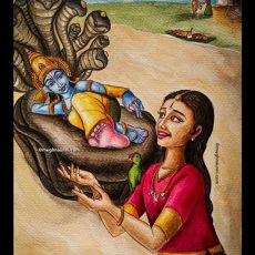 “Vaiyathu Vazhvirgal” | Thiruppavai Pasuram 2 Painting