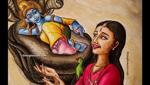 “Vaiyathu Vazhvirgal” | Thiruppavai Pasuram 2 Painting