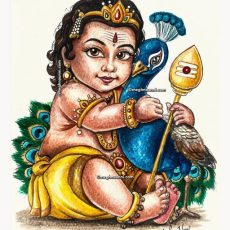 Bala Murugan Painting : BALA SERIES-2