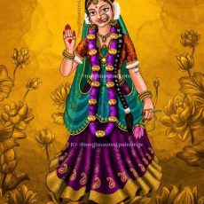 Radha Rani Digital Painting | Commissioned Work