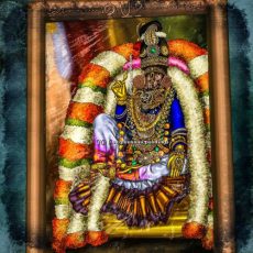 Kanchi Varadar Vaigasi Brahmotsavam Day 5 | Nachiyar Thirukolam and Yaali Vahanam Digital Painting